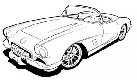 Fighting Boredom During Lockdown? How About Some Corvette Coloring Pages -  Corvette: Sales, News & Lifestyle
