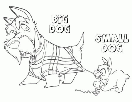 Big and Small coloring pages | Coloring pages to download and print