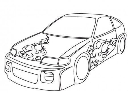 Pin by Coloring Fun on Motor Vehicles & Motorcycles | Cars coloring pages,  Race car coloring pages, Car colors