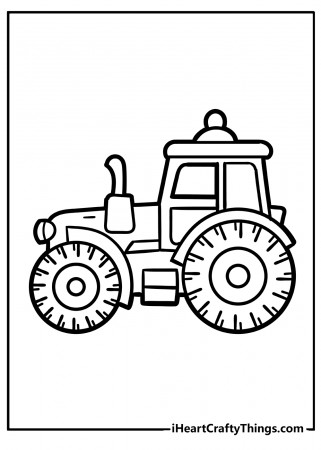 Printable Tractor Coloring Pages (Updated 2023)