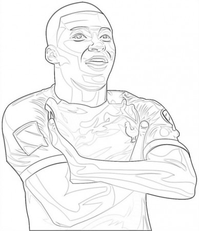 Mbappe pre-match coloring book to print and online