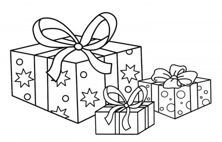 Christmas Gifts Coloring Pages