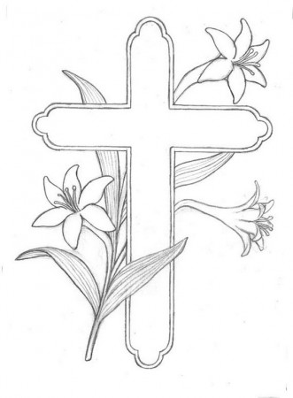 Good Friday Coloring Pages and Pintables for Kids | Cross coloring ...