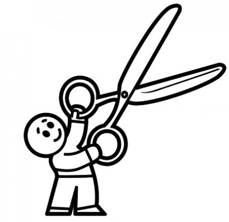 fun scissors cartoon drawing and (With images) | Scissors drawing ...