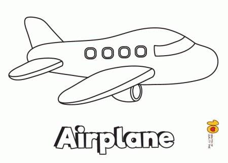 Airplane Coloring Page | Airplane coloring pages, Coloring pages ...