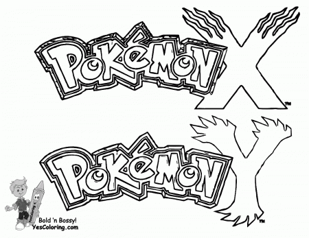Coloring Page Of Pokemon X and Y - Clip Art Library