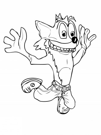 Crash Bandicoot Coloring Pages - Best Coloring Pages For Kids