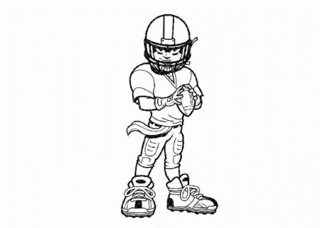 Football Player Coloring Page (17 Pictures) - Colorine.net | 23255