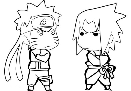Download Coloring Pages Anime Naruto Sasuke Free Or Print Coloring 