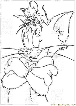 jerry print Colouring Pages