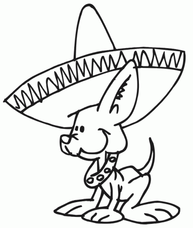 Dog Coloring Page | Chihuahua