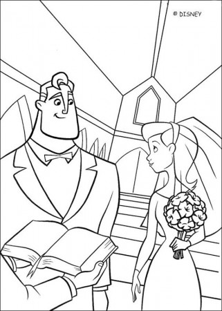 The Incredibles coloring book pages : 23 free Disney printables 