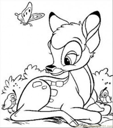 Bambi Coloring Pages Online | Coloring Pages For Kids