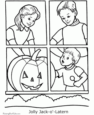 Free Printable Coloring Pages Halloween - 024