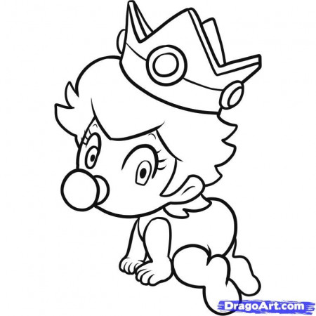 baby peach drawing - Clip Art Library