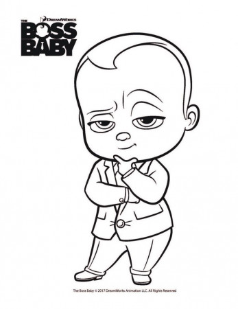 Boss Baby printables, Free coloring printables for The Boss Baby | Baby coloring  pages, Baby drawing, Disney coloring pages