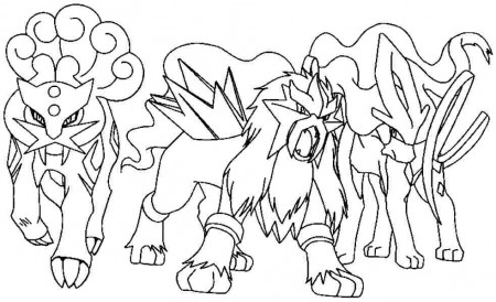 Legendary Pokemon Coloring Pages - Free Printable Coloring Pages for Kids