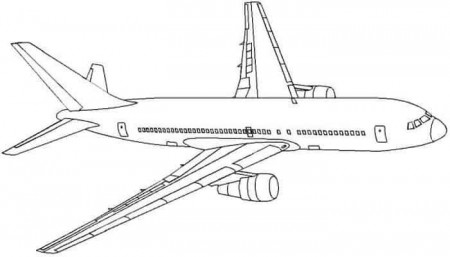 Comercial Airplane Coloring Pages | Airplane coloring pages, Planet coloring  pages, Coloring pages to print
