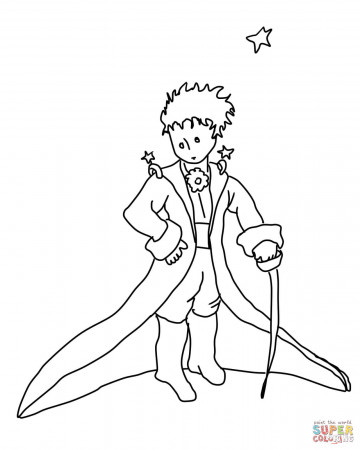 The Little Prince coloring page | Free Printable Coloring Pages