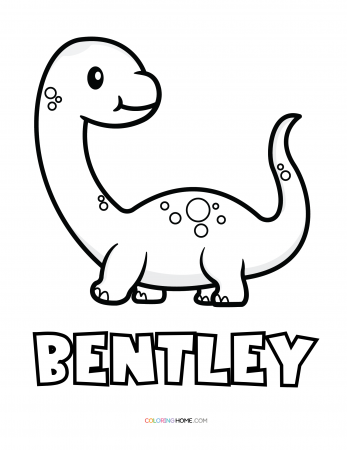 Bentley dinosaur coloring page