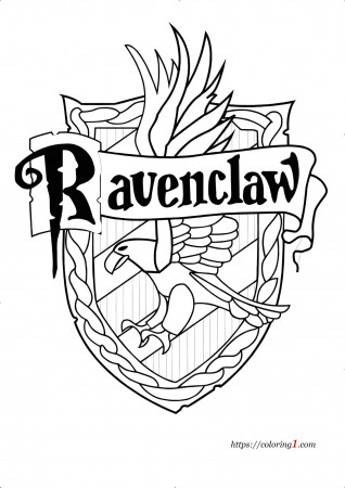 Harry Potter Coloring Sheets Ravenclaw