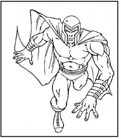 Cartoon X-men Magneto Coloring Pages For Kids #hab : Printable X-men Coloring  Pages For Kids | Free kids coloring pages, Coloring pages, Cartoon coloring  pages