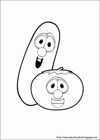 Vegetales Coloring Page