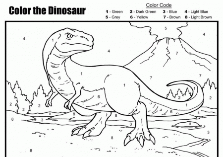 online-free-for-girls-and-color-number-the-dinosaur-coloring ...