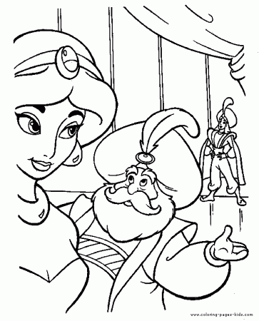 Aladin coloring pages - Coloring pages for kids - disney coloring pages