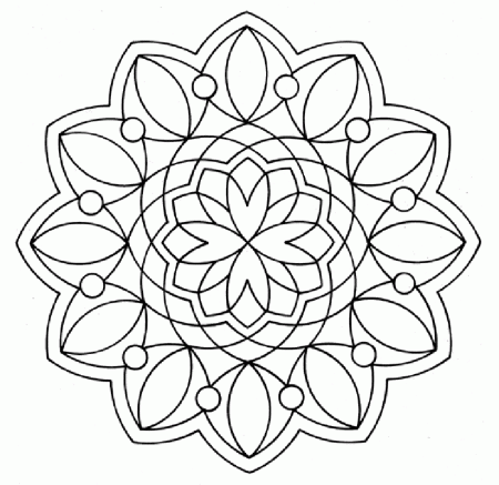 Abstract To Print - Coloring Pages for Kids and for Adults