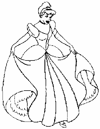 Cinderella S - Coloring Pages for Kids and for Adults