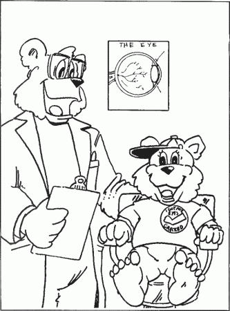 Eye Exam Coloring Pages - Get Coloring Pages