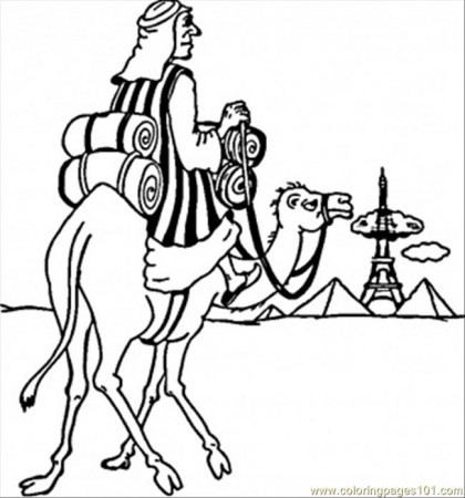 Oasis Coloring Page for Kids - Free Egypt Printable Coloring Pages Online  for Kids - ColoringPages101.com | Coloring Pages for Kids