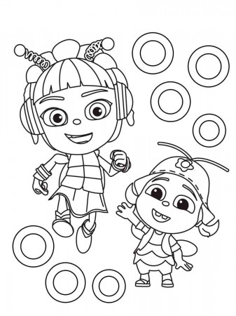 Beat Bugs coloring pages