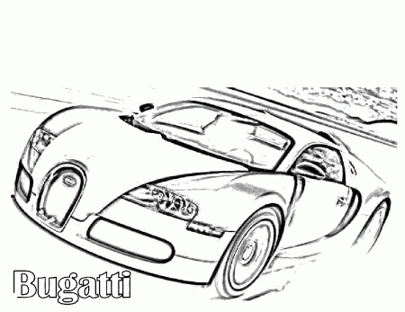 Free Printable Bugatti Coloring Pages For Kids