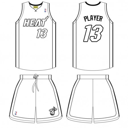 basketball uniform coloring page - Clip Art Library