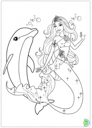 Barbie Mermaid Coloring Pages - GetColoringPages.com