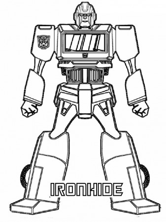 New Transformer Coloring Page 49 #3782