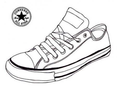 Jordan Shoes Coloring Pages | Free download on ClipArtMag
