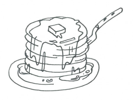 The best free Pancake coloring page images. Download from 50 free ...