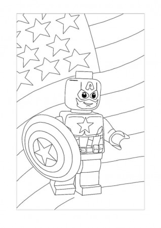 Lego Captain America coloring pages - 8 Free Printable Coloring ...