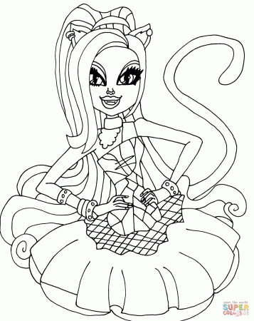 Monster High coloring pages | Free Coloring Pages