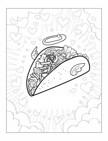 Taco Coloring Pages