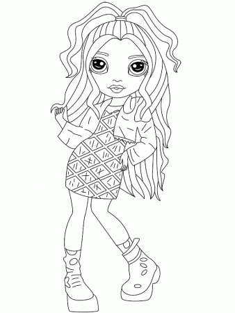 Rainbow High Coloring Pages Printable for Free Download