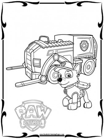 Disney Paw Patrol Coloring Pages | Realistic Coloring Pages