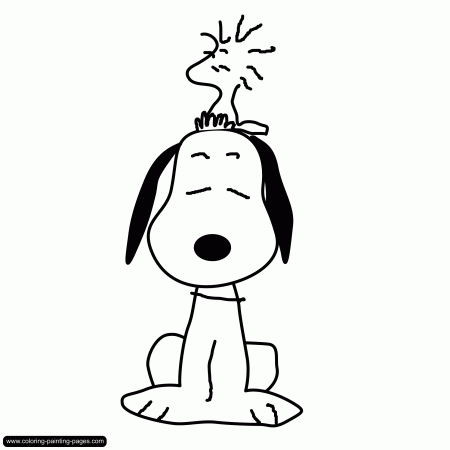 Adult Snoopy Coloring Pages - Coloring Pages For All Ages