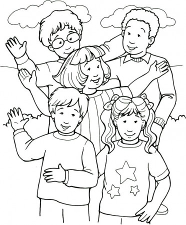 Pin Happy People Colouring Pages on Pinterest - Coloring Pages