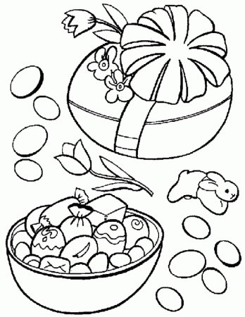 Printable easter-candy-coloring-page - Coloringpagebook.com