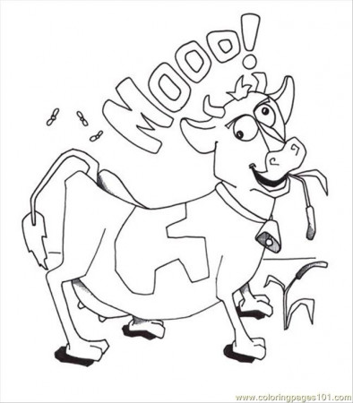 Coloring Pages Cow Coloring Page (Mammals > Cow) - free printable 