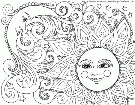 Amazing of Abstract Coloring Pages In Coloring Pages For #224
